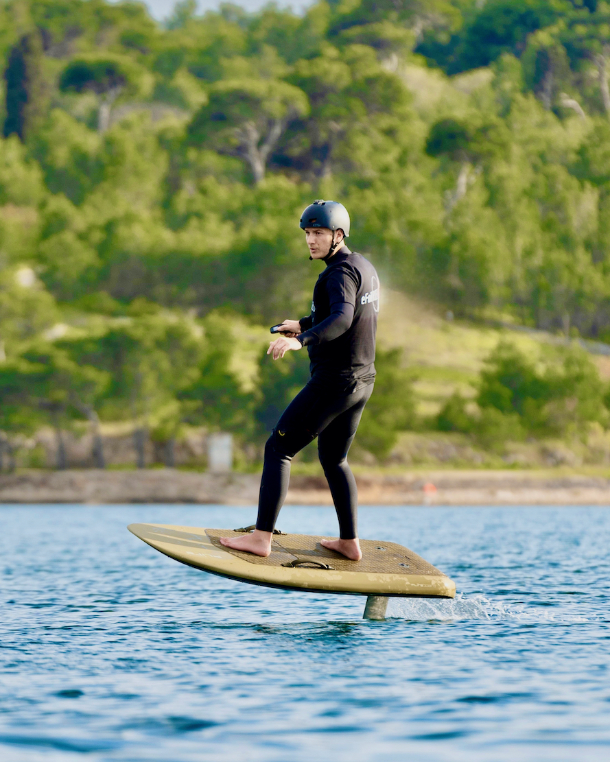 Goran Bozic efoil foil in Croatia